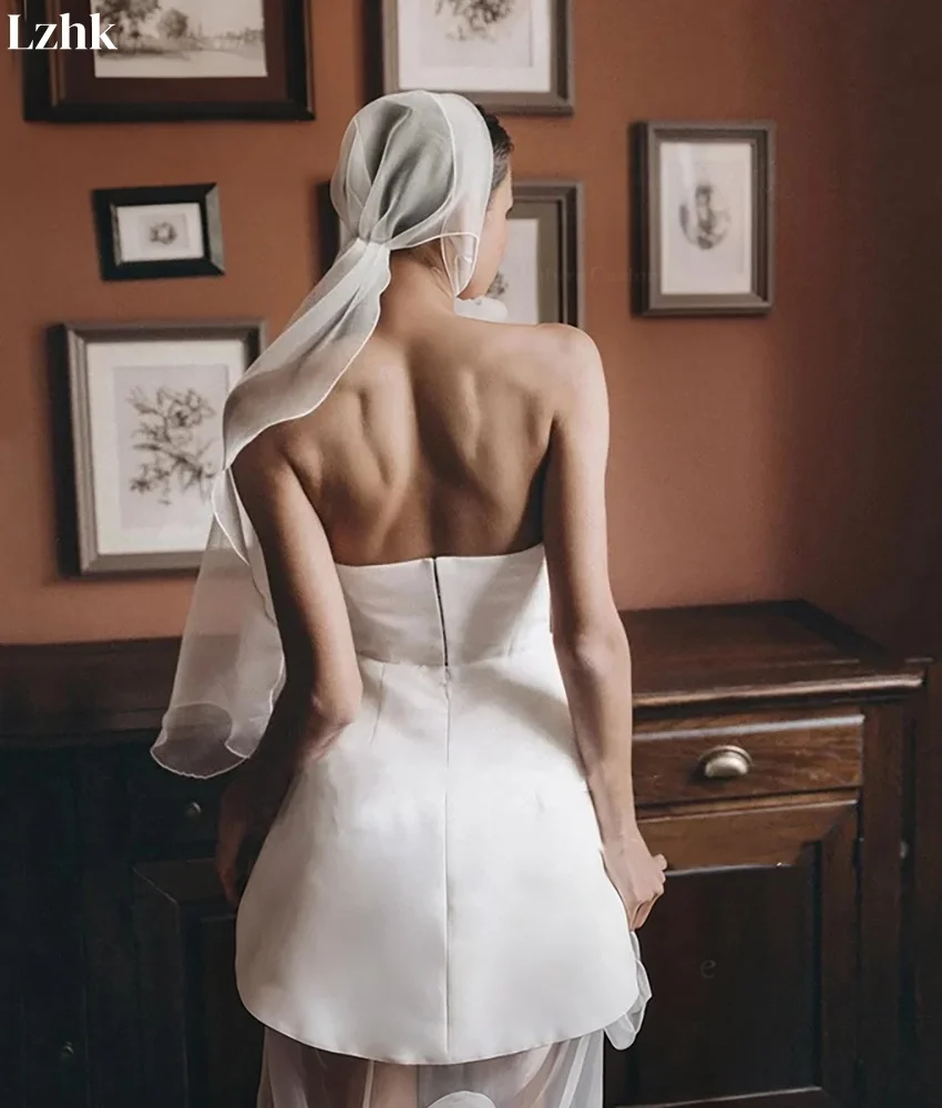 تخصيص مثير تول مستقيم 3D الزهور مساء اللباس مزاجه حمالة أكمام الطابق طول فساتين مناسبة مخصصة