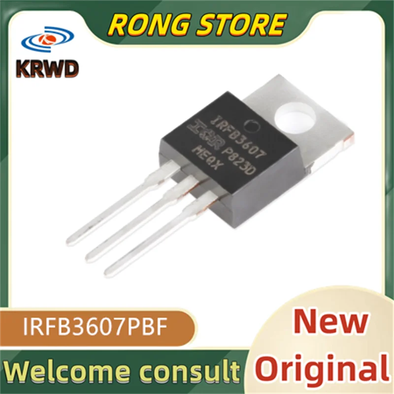 10PCS IRFB3607 New and Original IRFB3607PBF IRFB3607 B3607