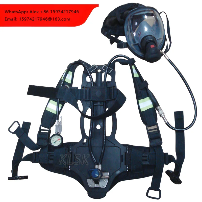 Factory Supply SCBA Breathing Device 6.8 L Or 9 L With Carbon Fiber Cylinder