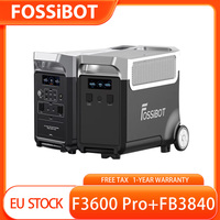 FOSSiBOT F3600 Pro Portable Power Station +  FB3840 Expansion Battery 3840Wh LiFePO4 Battery, Max 11520Wh Expansion, LiFePO4