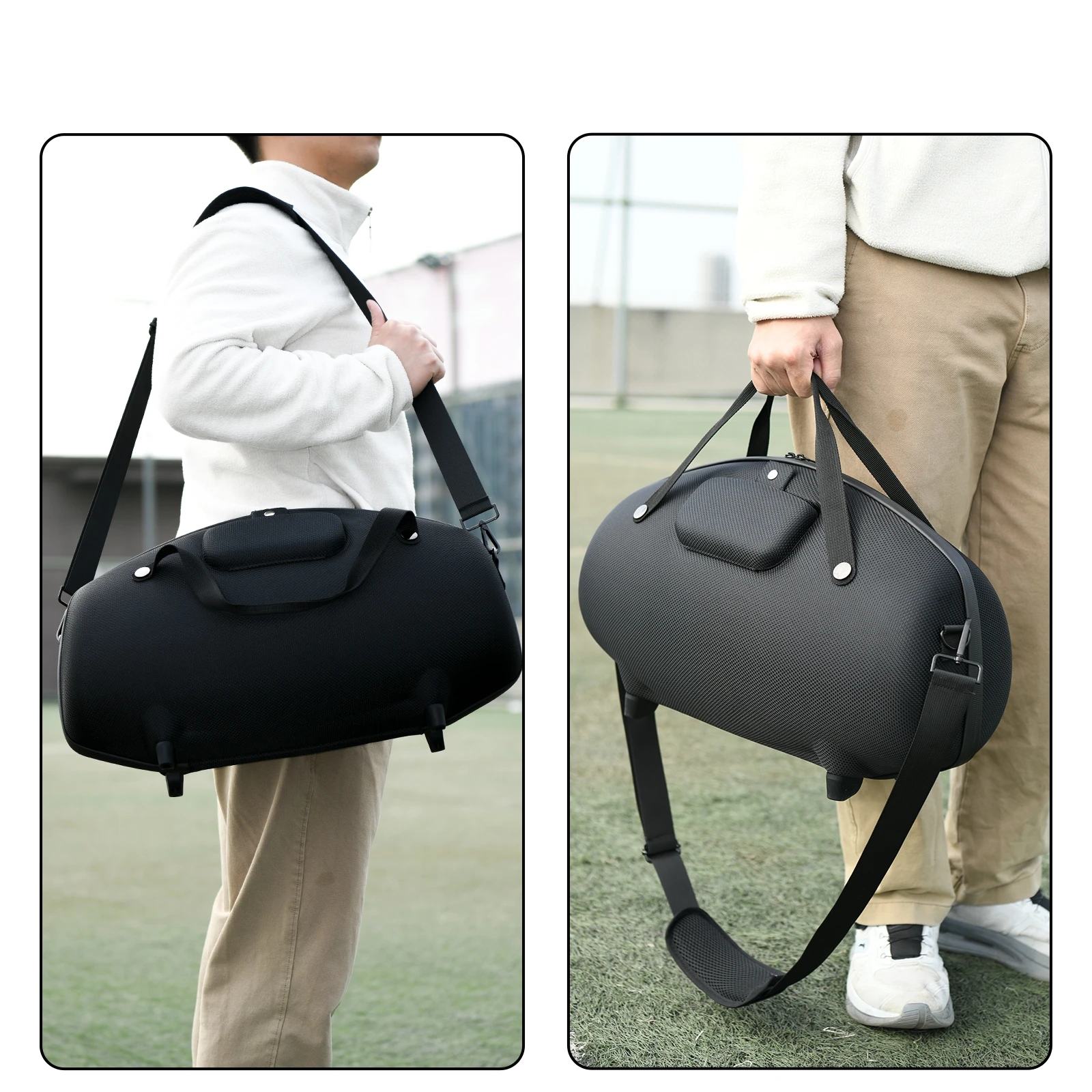 

Camouflage Speaker Storage Bag for JBL Boombox 1/2/3 Speaker Anti Drop Dustproof Storage Bag with Shoulder Strap Black