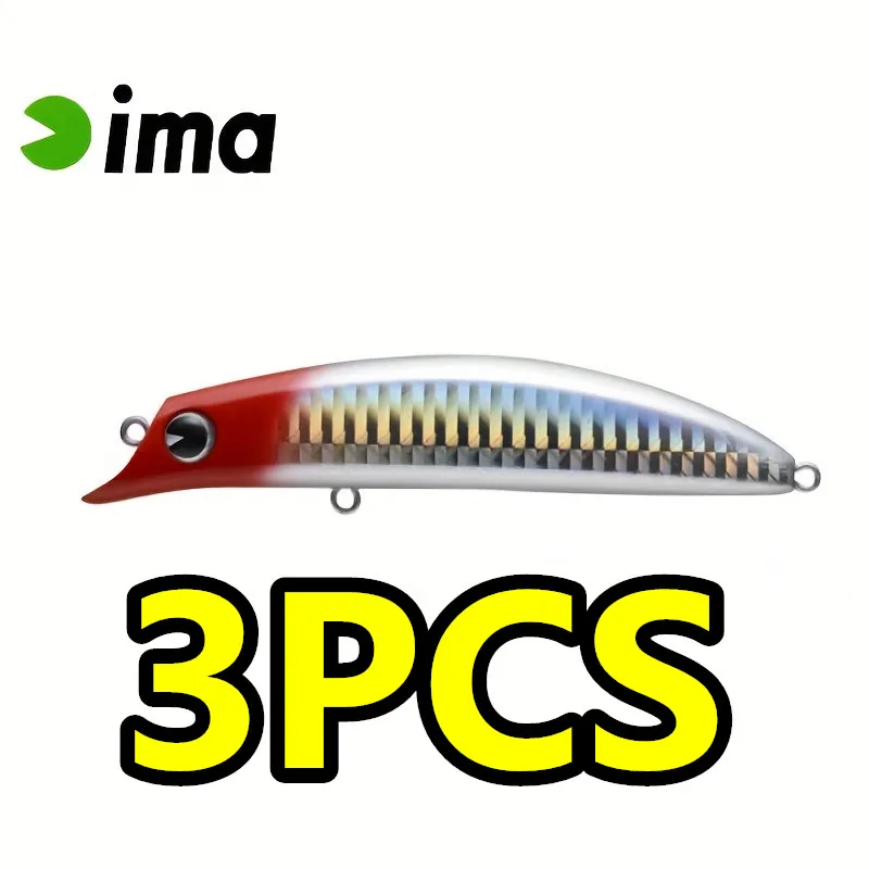 

LURETV Japan IMA Same Style Submerged Minotaur Sasuke 75S Strong Far Throw Luya Bait Top Mouth Sea Bass Fish Must Kill Bait 3PCS