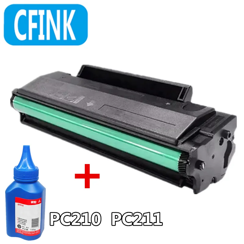 

PC210 PC211 Toner Cartridge +Powder Compatible For Bentu M6500 M6500W P2500W P2200 2500 6600 6550 PC-211 PA-210e PB-210 PC-210