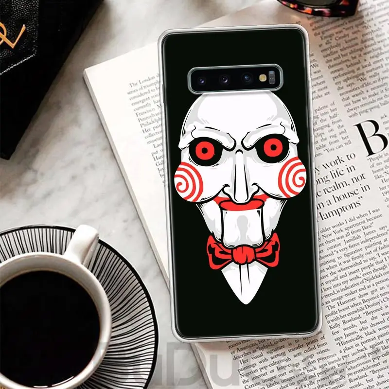 The Jigsaw Killer Horror Cover For Samsung Galaxy S23 S22 S24 Ultra S21 Plus S20 FE Phone Case S10 + S10E S9 S8 Print Coque