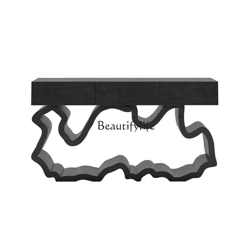 

LD33Italian Home Console Case Paint Creative and Slightly Luxury Curio Cabinet Entrance Hall Furniture