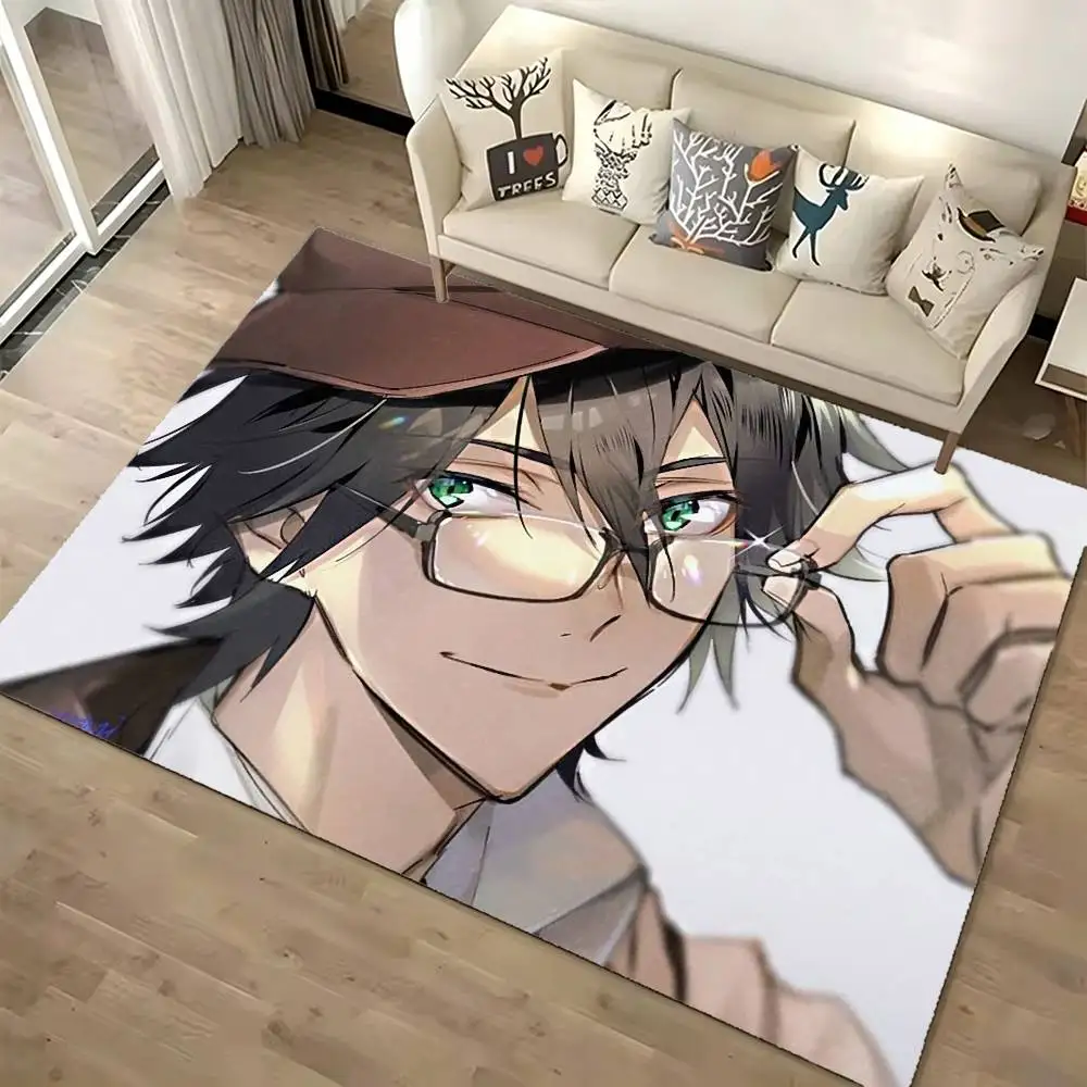 Bungo S-Stray R-Ranpo Edogawa Floor Mat Rugs Soft Bedroom Floor Anti-skid Household Carpets
