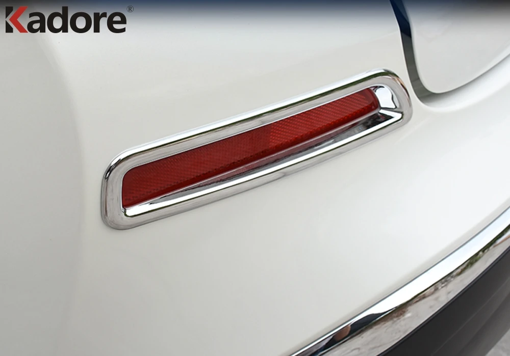 For Nissan Murano 2015-2020 2021 2022 2023 2024 ABS Chrome Rear Fog Light Lamp Foglights Cover Trim Sticker Exterior Accessories
