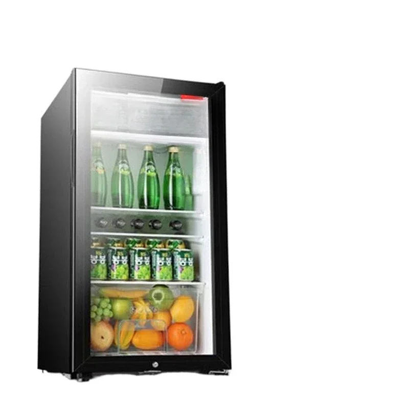Large cafeteria with lock, special refrigerated display cabinet for kitchen, small refrigerator