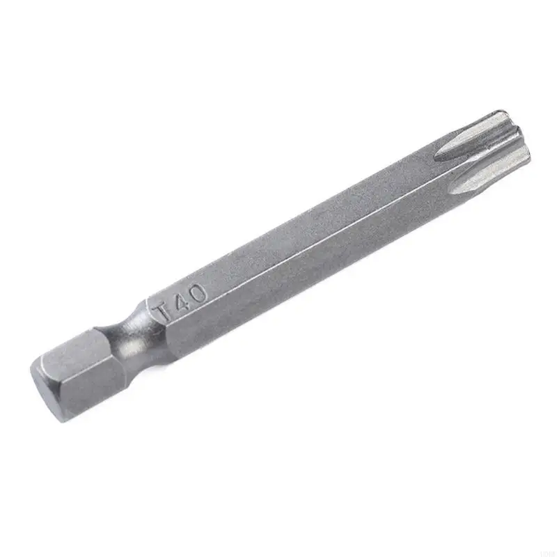 Universal 50mm 1/4 Inch T5-T40 Torx Head Drill Screwdriver Bit Head Bit Powerful Electric Screwdriver 12x