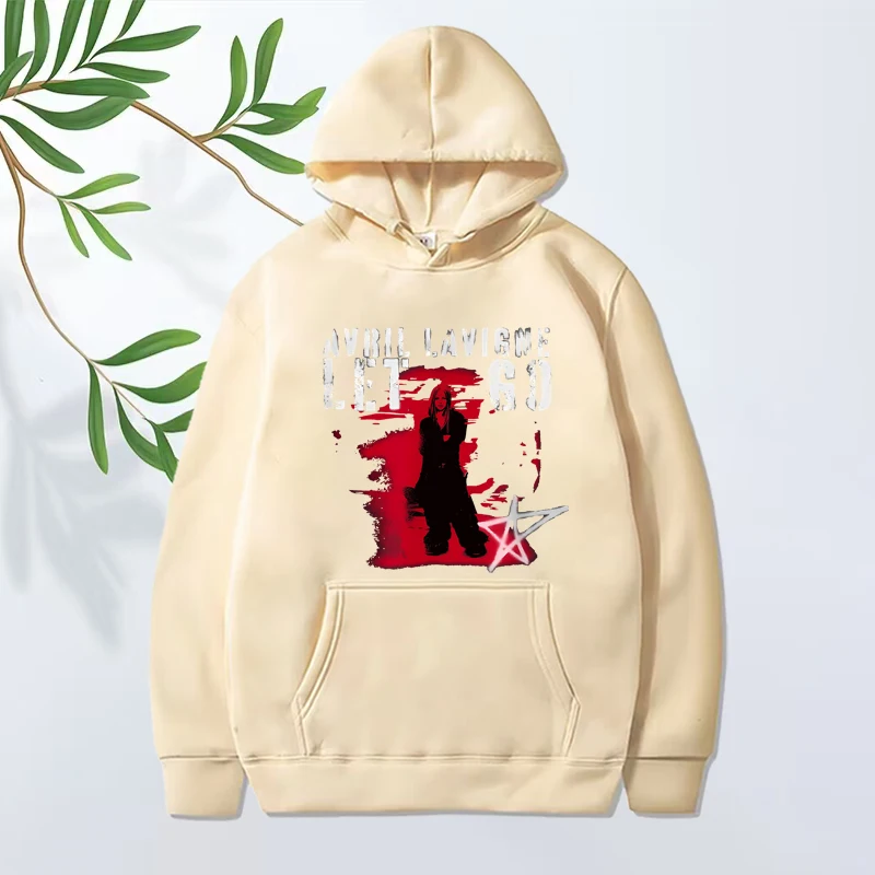 Avril Lavigne Classic cool graphics hoodie 2025 new men women vintage Long sleeve Sweatshirt with print oversized hoodie unisex