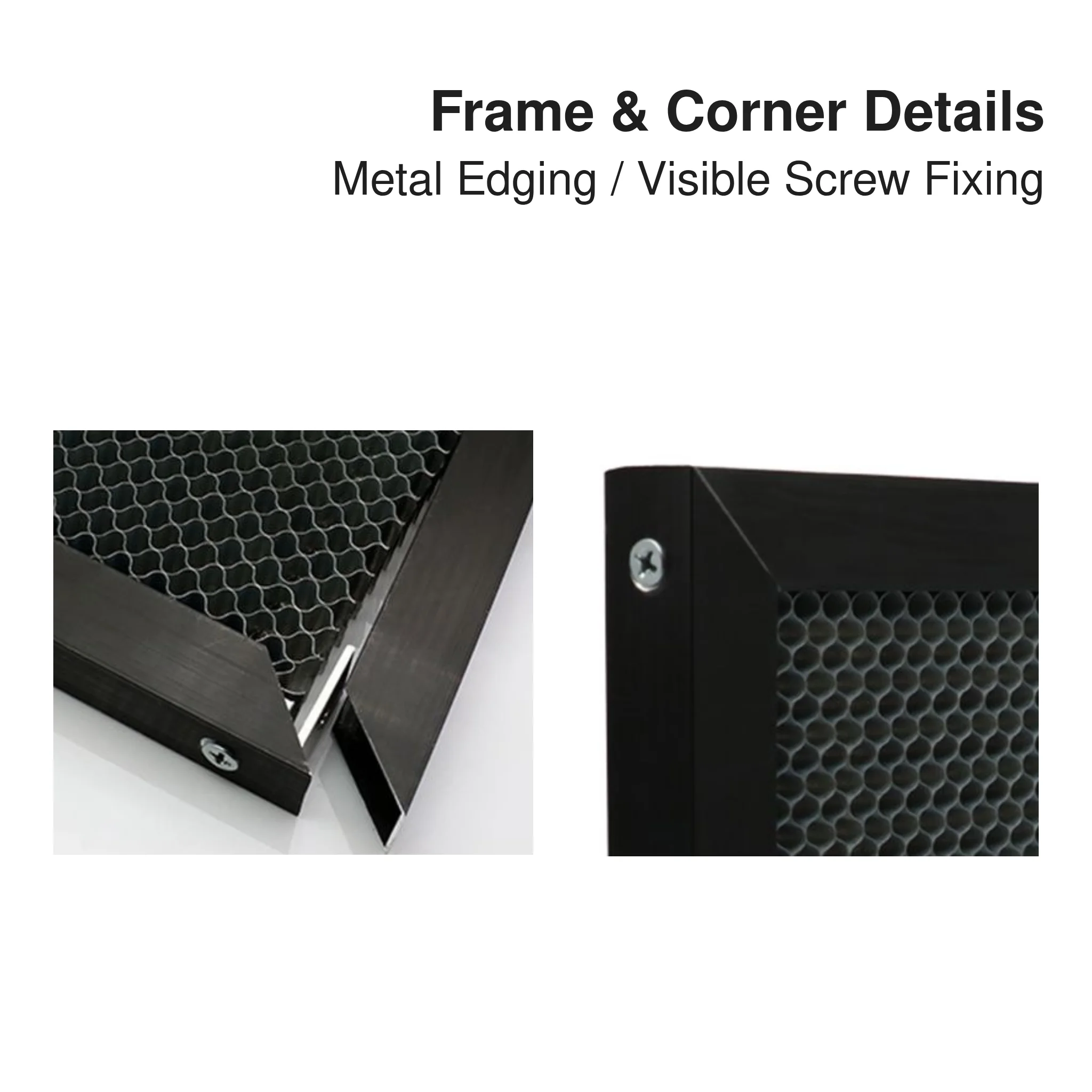 Laser Honeycomb Work Bed Galvanized Steel Core Alloy Frame Cutting Table Panel 200x300 to 1000x1800mm for CO2 Laser Machines
