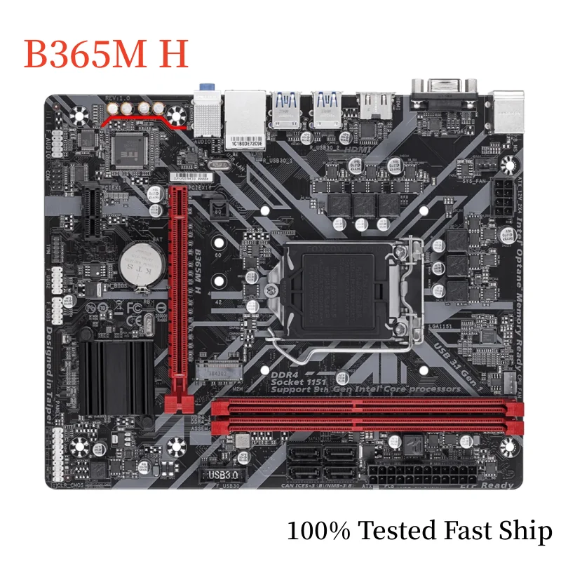 

For Gigabyte B365M H Motherboard B365 32GB LGA1151 DDR4 Micro ATX Mainboard 100% Tested Fast Ship