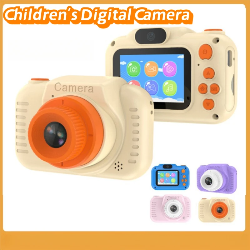 

H9 Children Camera 4000W Pixels 1080P HD Screen Dual Cameras Kids Electric Toys For Baby Camara Foto Infantil Children's Gifts