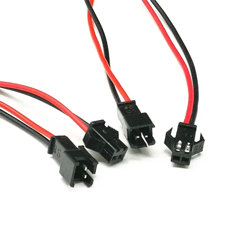 10CM Unilateral Wire Connector Terminal Line for LED Downlight, Ceiling Lamp, Toy Battery Cable, Male to Female Plug Terminal