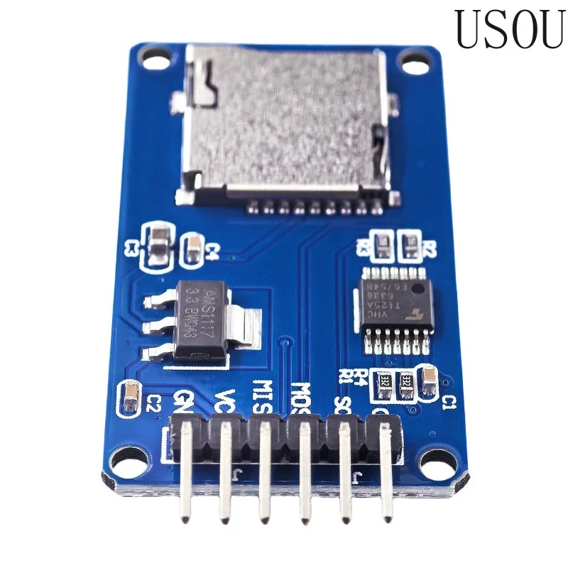 1-3PCS Micro SD TF Card Storage Module Expansion Board TF Card Memory Shield Module SPI with Level Conversion Chip