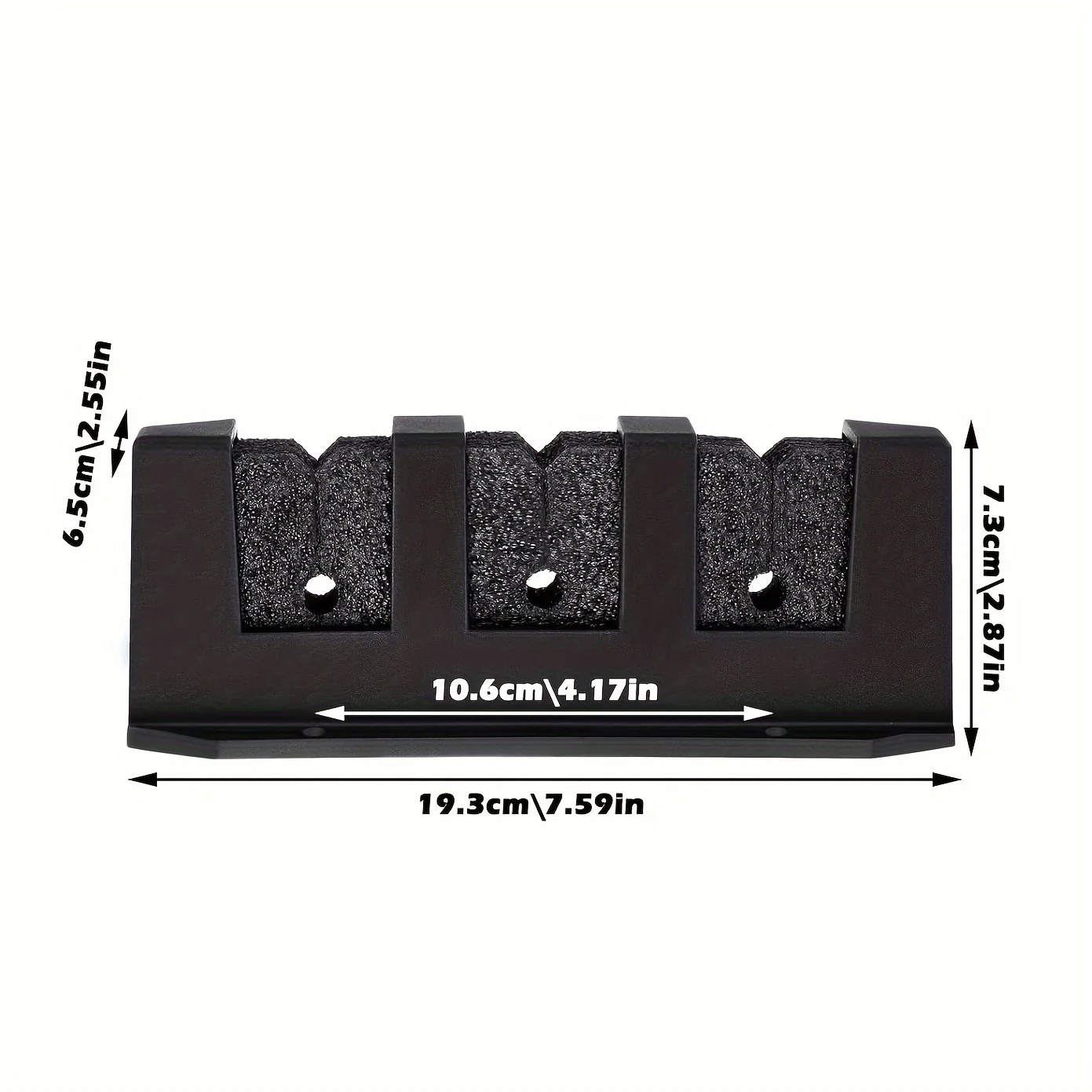 1 Pair Universal 3-Rod Storage Holder for Most Fishing Rods, Durable Fishing Pole Holder & Rack