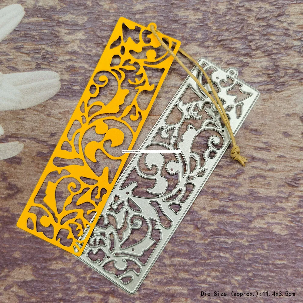 

Bookmark Metal Cutting Die Cut Mold Photo Album Card Making Stencil Paper DIY Craft Handmade Mold