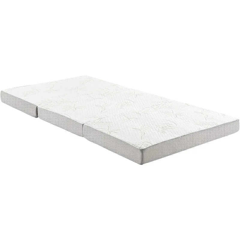 

4” Relax Tri-Fold Mattress Topper CertiPUR-US Certified with Soft Removable Cover