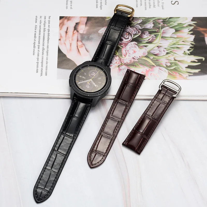 16mm 18mm 20mm 22mm Genuine Leather Watchband For Cartier Bracelet Replace Watch Cowhide Strap Straight Interface Universal Band