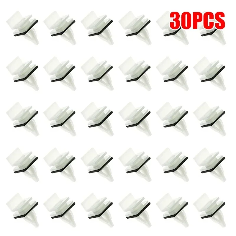 30Pcs 12mm Auto Bumper Fastener Rivet Retainer Push Engine Cover Car Door Trim Panel Clip Fasteners For Acura Honda NEW