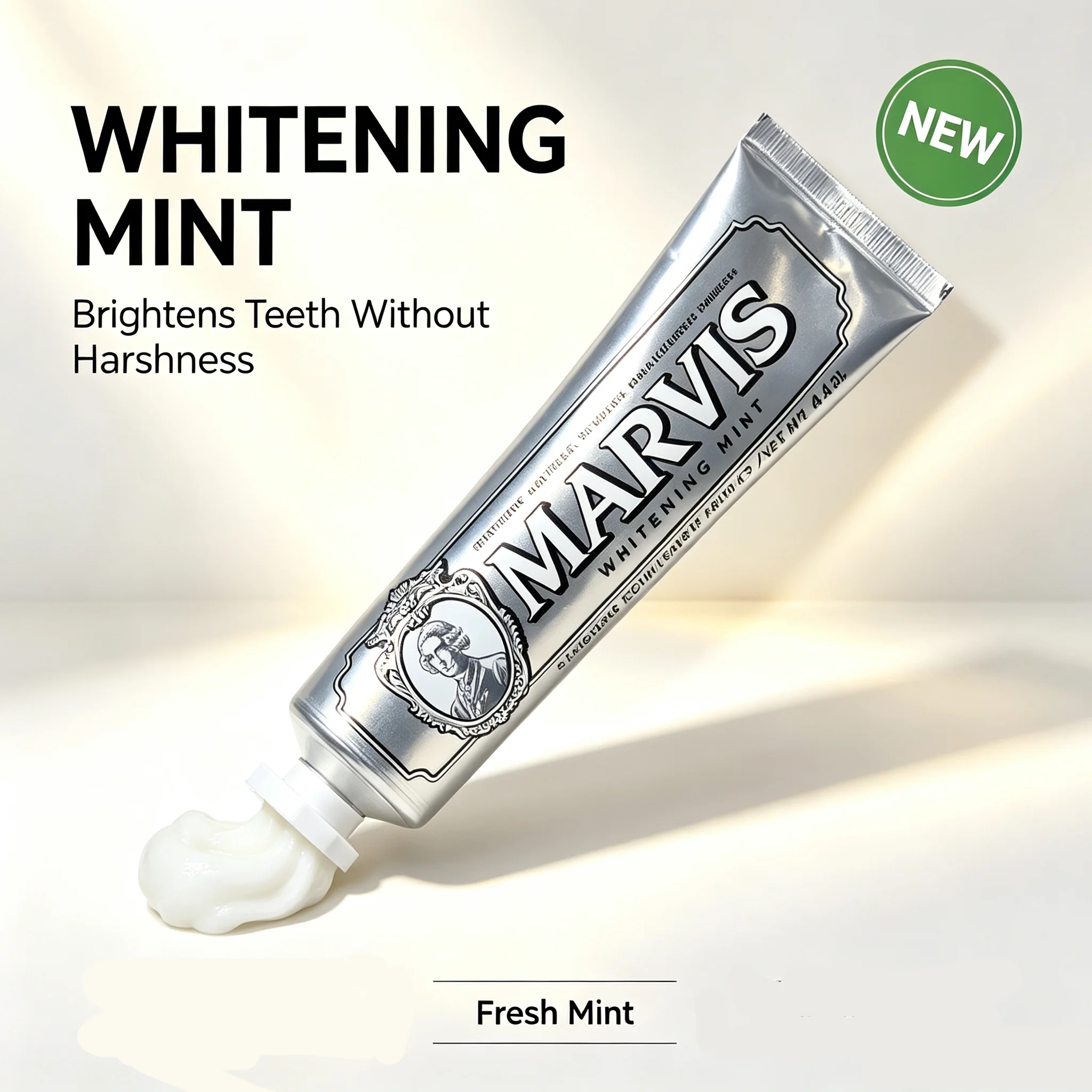 85ml Whitening Mint Fluoride Toothpaste Italy Imported Gentle Stain Removal Long Lasting Fresh Breath Marvis Oral Care For Daily