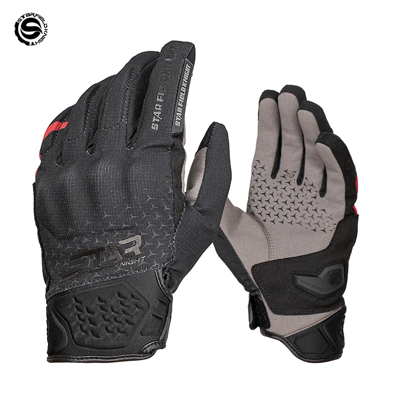 SFK Black Motorcycle Cycling Gloves Waterproof Rainproof 2026 New Riding Protection Gears Non-slip Wear-resistant Touch Screen