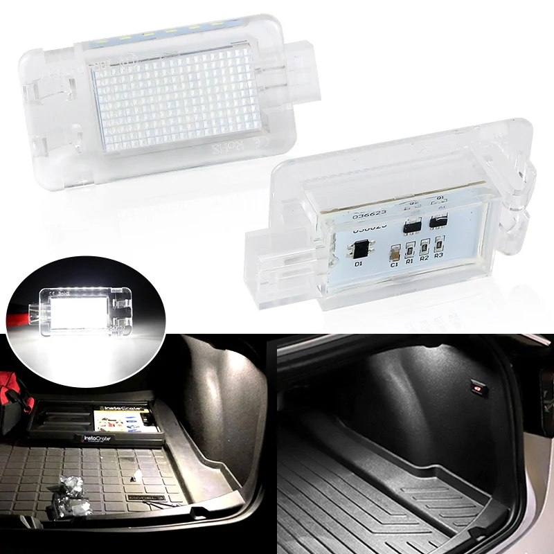 2 stücke LED Stamm Lampe Für Volvo XC70 S60 S80 2000-2013 C70 XC90 2004-up Auto Gepäck fach Licht OEM # 30754448 9151431