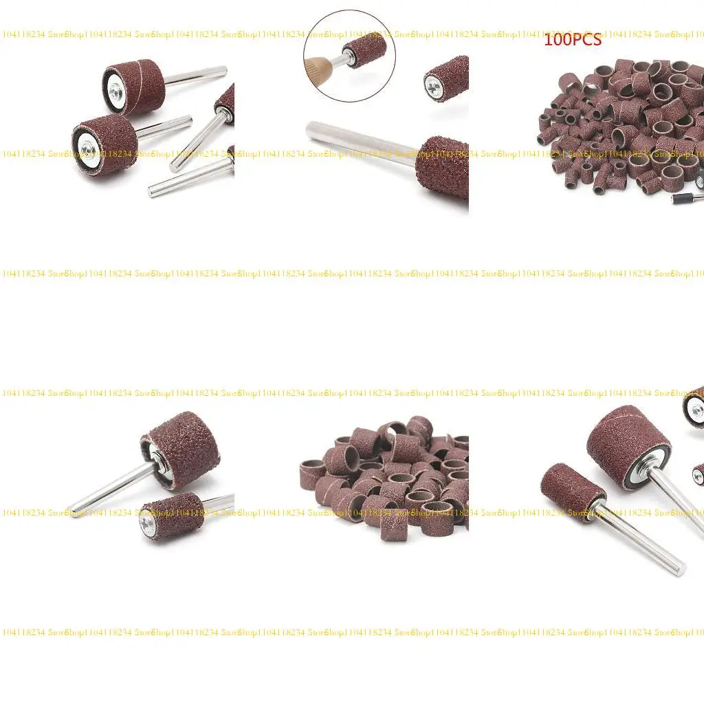 

P9FB 100 PCS "и 1/4" шлифовальные рукава рукава наиграй для наигранки 2 Резины 2 Mandrels