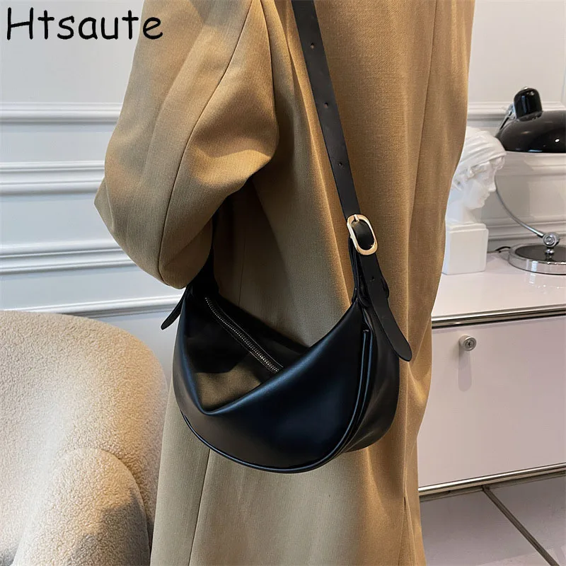 

PU Leather Crossbody Bag for Women Single Shoulder Crossbody Bags Mini Handbag Purse Commuter Organizer Fits Underarm Bag