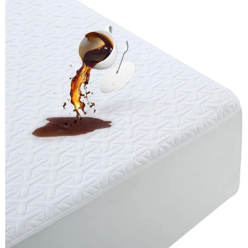 

Водонепроницаемый наматрасник Queen Size, 4D Air Cooling, 300GSM, дышащий, с защитой 360° ° Шум от наматрасника