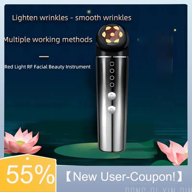 A60T Nieuw microstroom gezichtsapparaat Rood licht gezicht beeldhouwen hulpmiddel voor nek- en ooghuidverzorging gezichtsmassager Perfecte geschenken