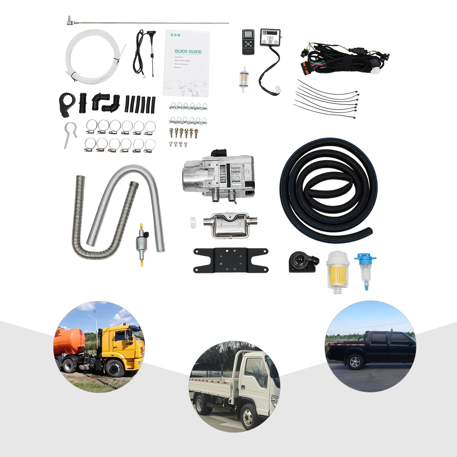 5KW Diesel Heater 12V For RV, - Case Fan Controller recension och pris