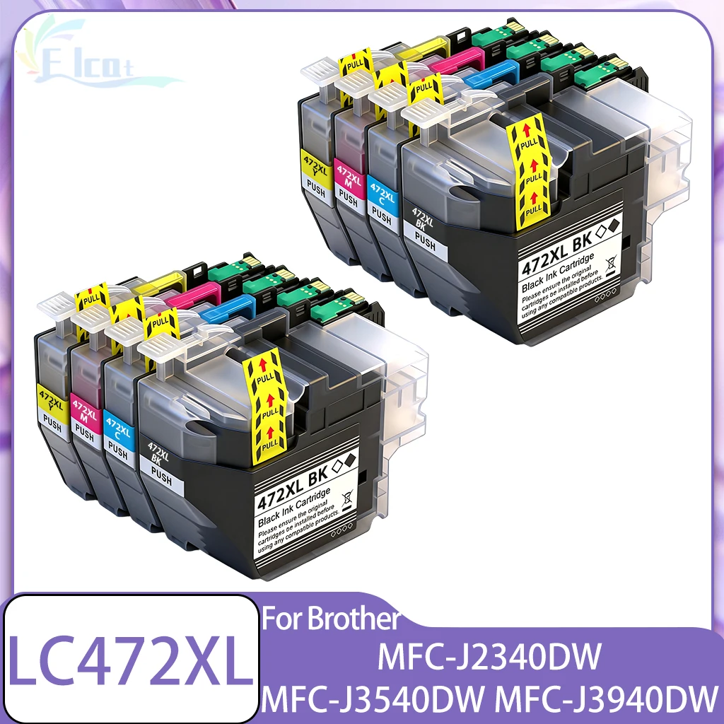 

LC472XL 472XL LC472 LC-472XL LC-472Ink Cartridge Compatible For Brother MFC-J2340DW MFC-J3540DW MFC-J3940DW printer Cartridge