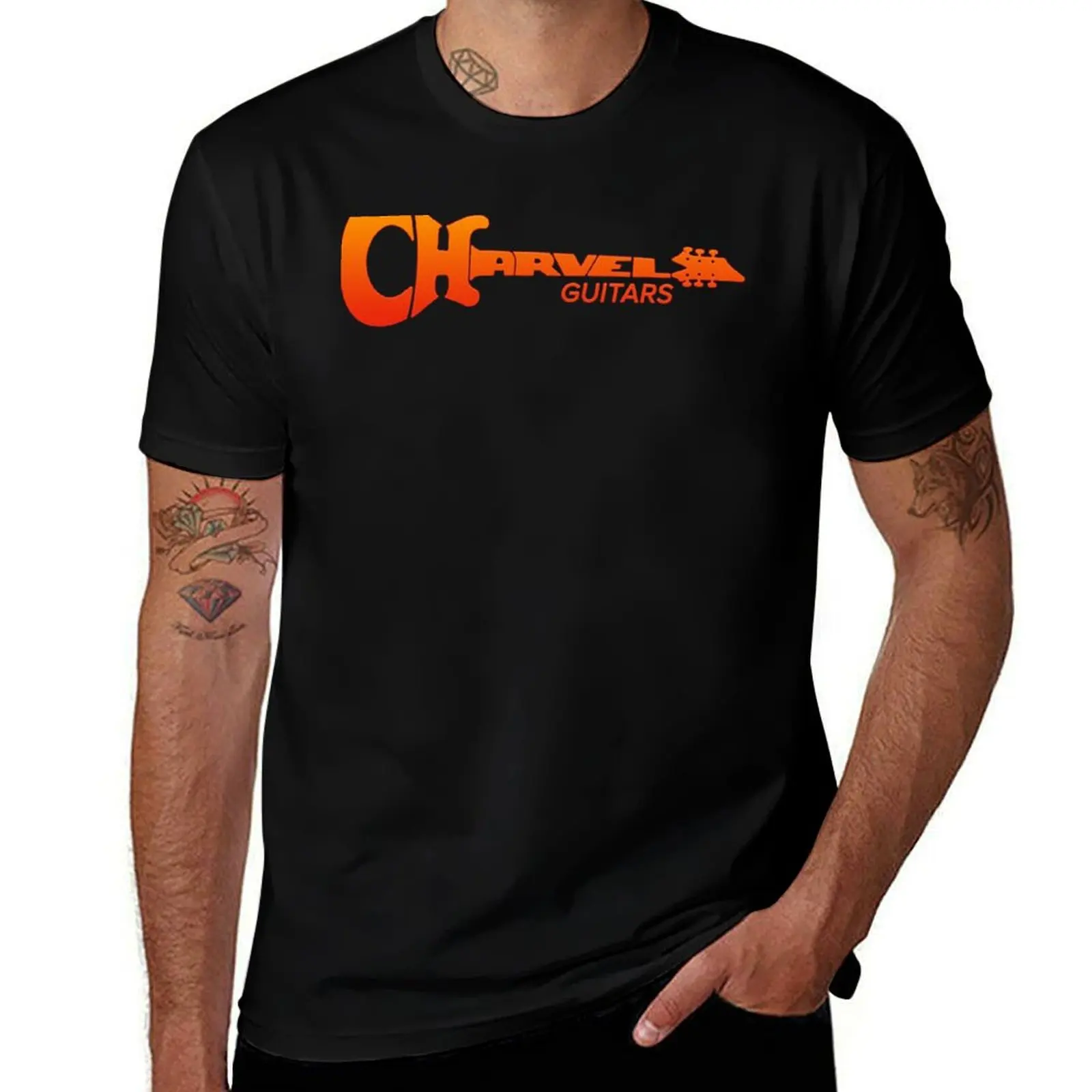 

guitars t tshirt T-Shirt T-Shirt t shirt mens cotton graphic shirts Charvel man