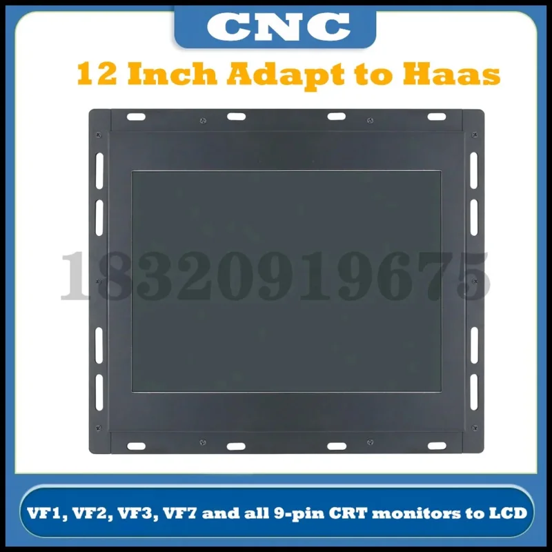 CNC 12 Inch LCD Monitor For HASS VF1 VF2 VF3 VF7 9-Pin 28HM-NM4 CRT Monitor Replacement