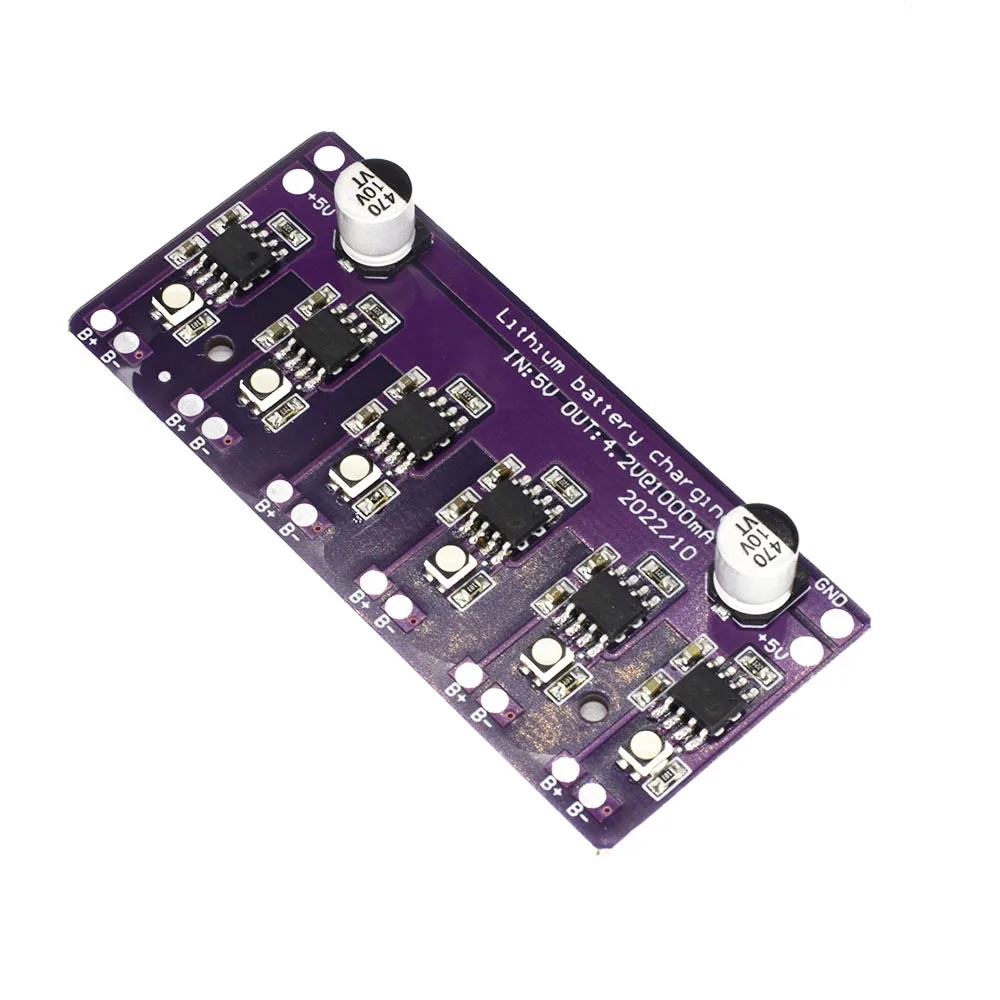 Charging Module PCB Circuit Board Charger Array 5V Input for 18650 4.2V Lithium Battery Electric Scooter Accessories ﻿