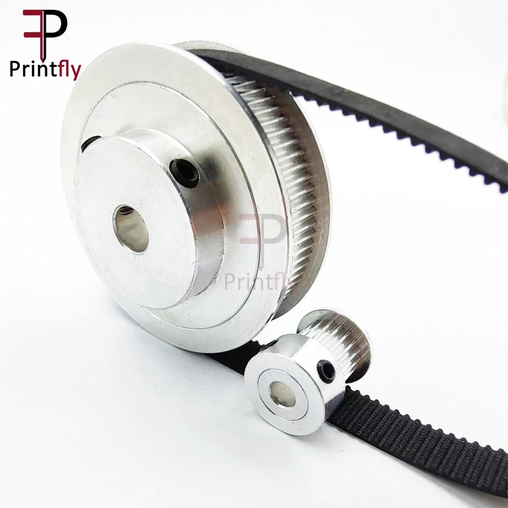 GT2 2GT 2M Timing Belt Pulley 80teeth 20teeth 3/3.17/4/5/6/6.35/8mm Reduction 4:1/1:4 Belt Width 10mm for 3D Printer Accessories