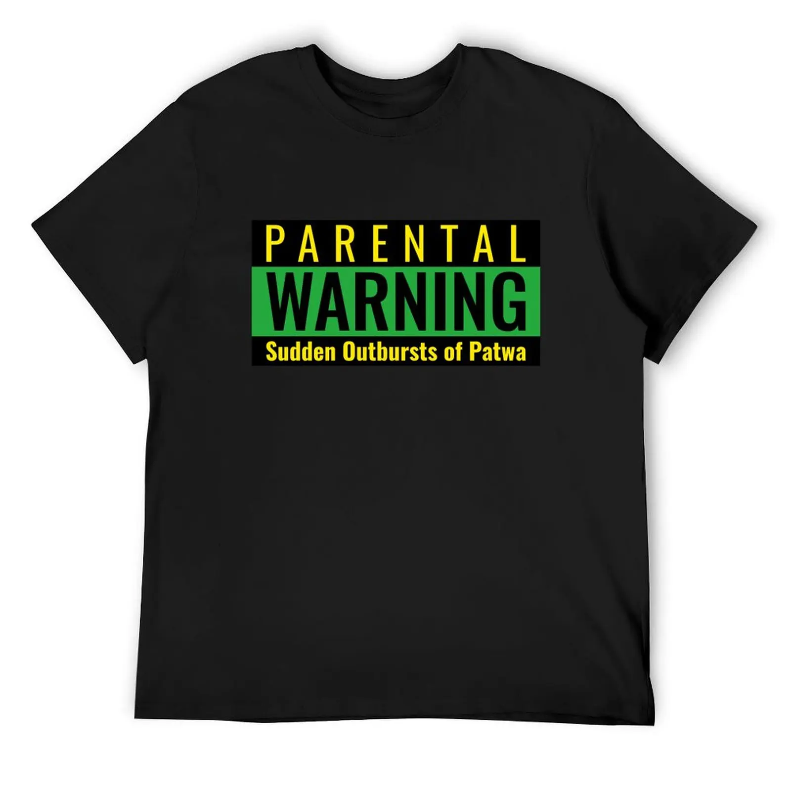 

Parental Warning, Sudden Outbursts of Patwa T-Shirt anime stuff cotton graphic tees aesthetic clothes men clothing