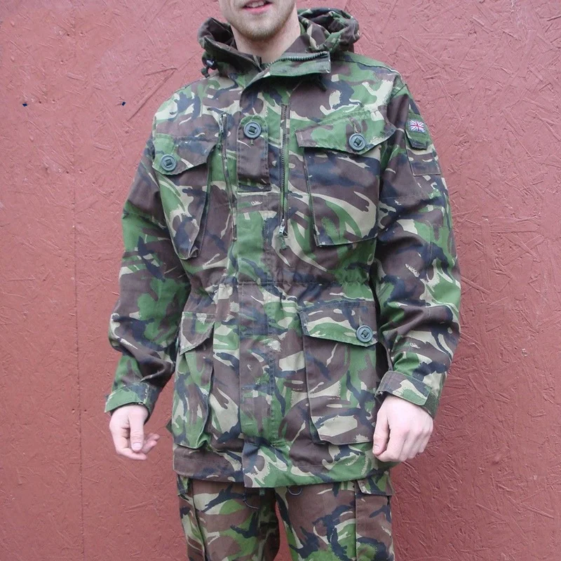 Gabardina táctica de camuflaje forestal, chaqueta M65, abrigo de entrenamiento para hombre