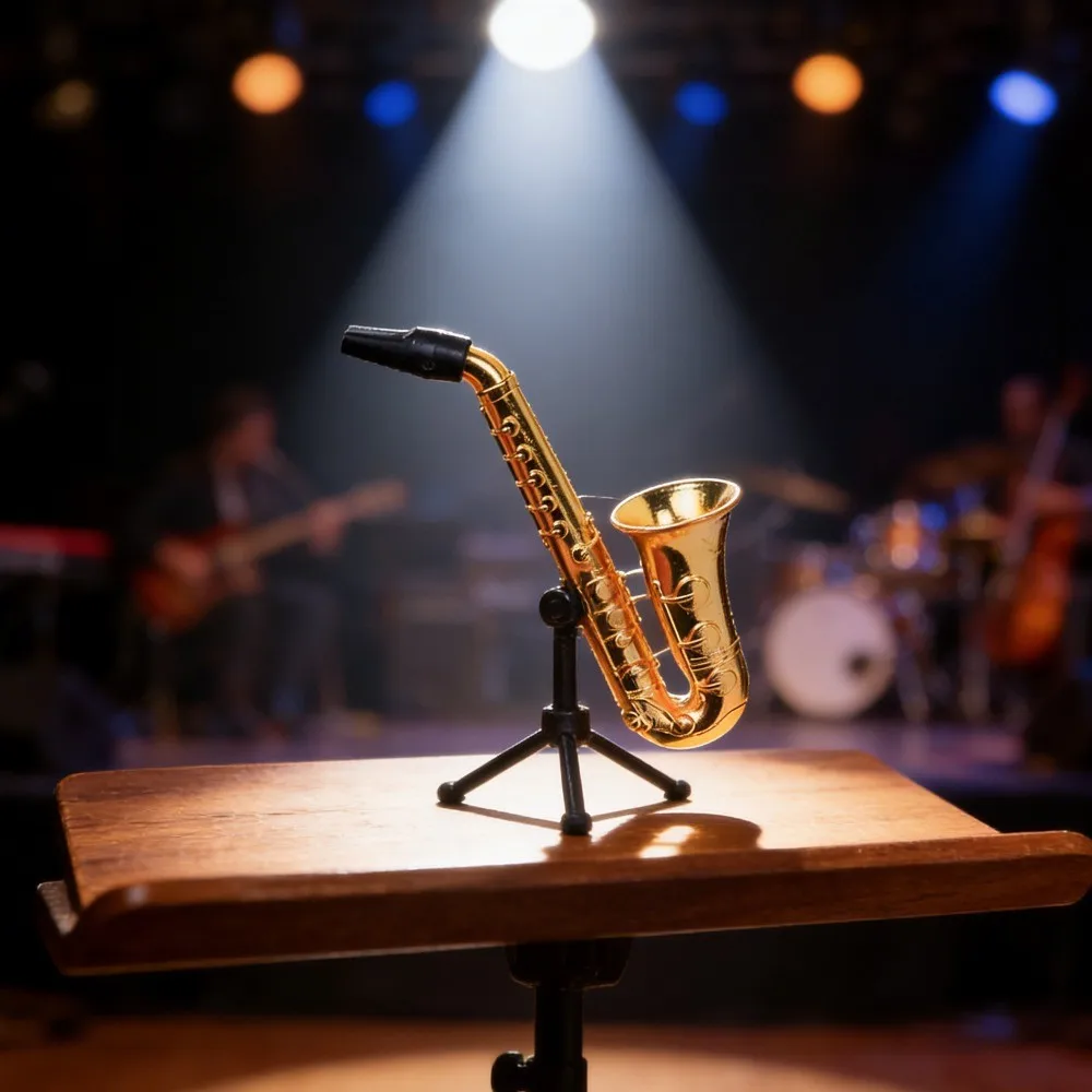 Detachable Portable Metal Saxophone Toy Creative Kitchen Tool Mens Holiday Gift view 5