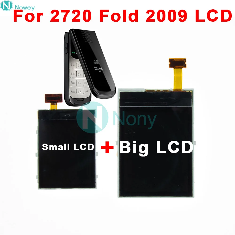 Nowey 2720 LCD Screen For Nokia 2720 Fold (2009) / 2720 Flip (2019