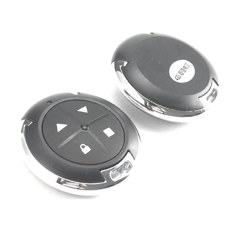 -A15I For Gate Garage Door Light Switch 433Mhz Copy Remote Control 2Pcs 4 Buttons Round Cloning RF Wireless Transmitter