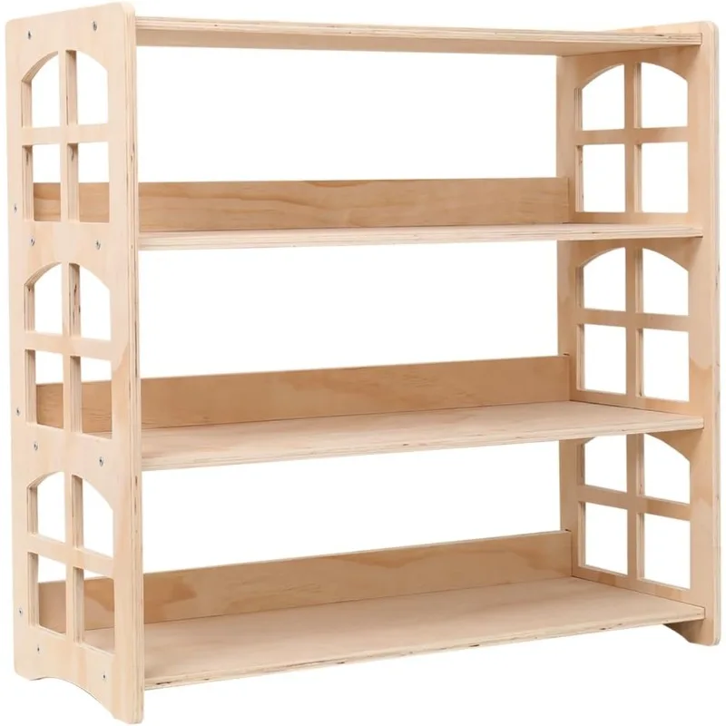 

Montessori Bookshelf Toy Shelf Kids Storage Organizer for Toys Book Shelves for Kids Room Sturdy