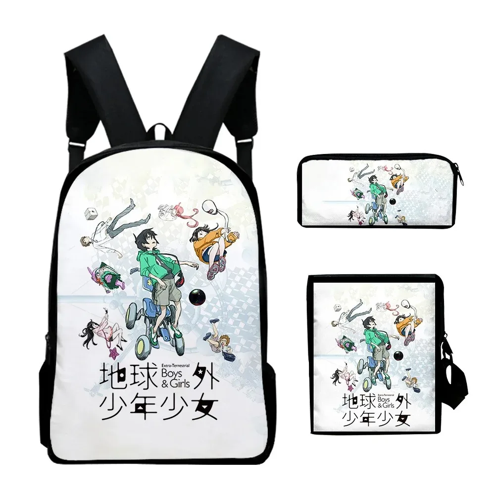 Harajuku 3D Print school backpacks for kids,laptop backpack,backpack,sloping shoulder bag,pencil case,popular,kids,3 pieces per