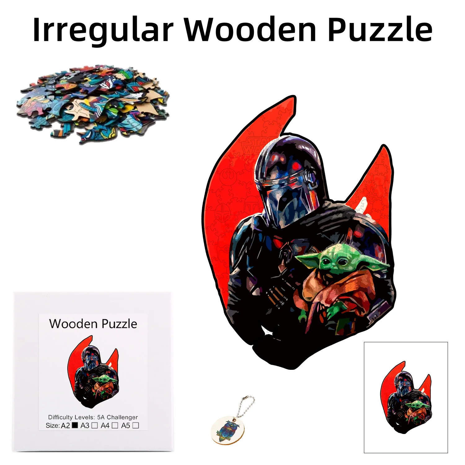 

Disney Alien Manloda People And Big Eared Glogu jigsaw Wooden Puzzle Is The Best Christmas Gift For Children Family And Friends