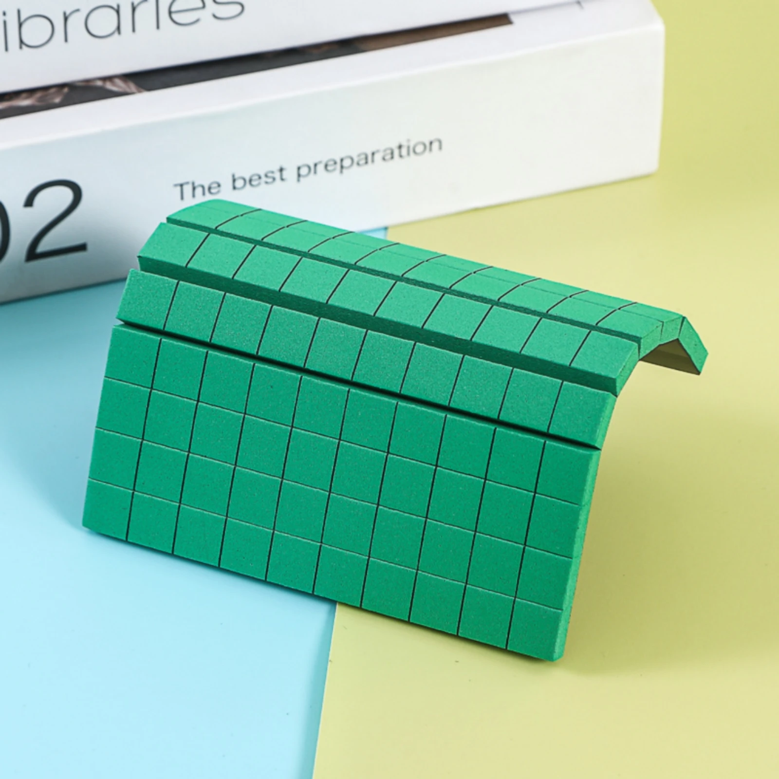 

Adhesive Base Ten Blocks Grid Pattern Place Value Manipulative Set School Supply Colorful for Teachers