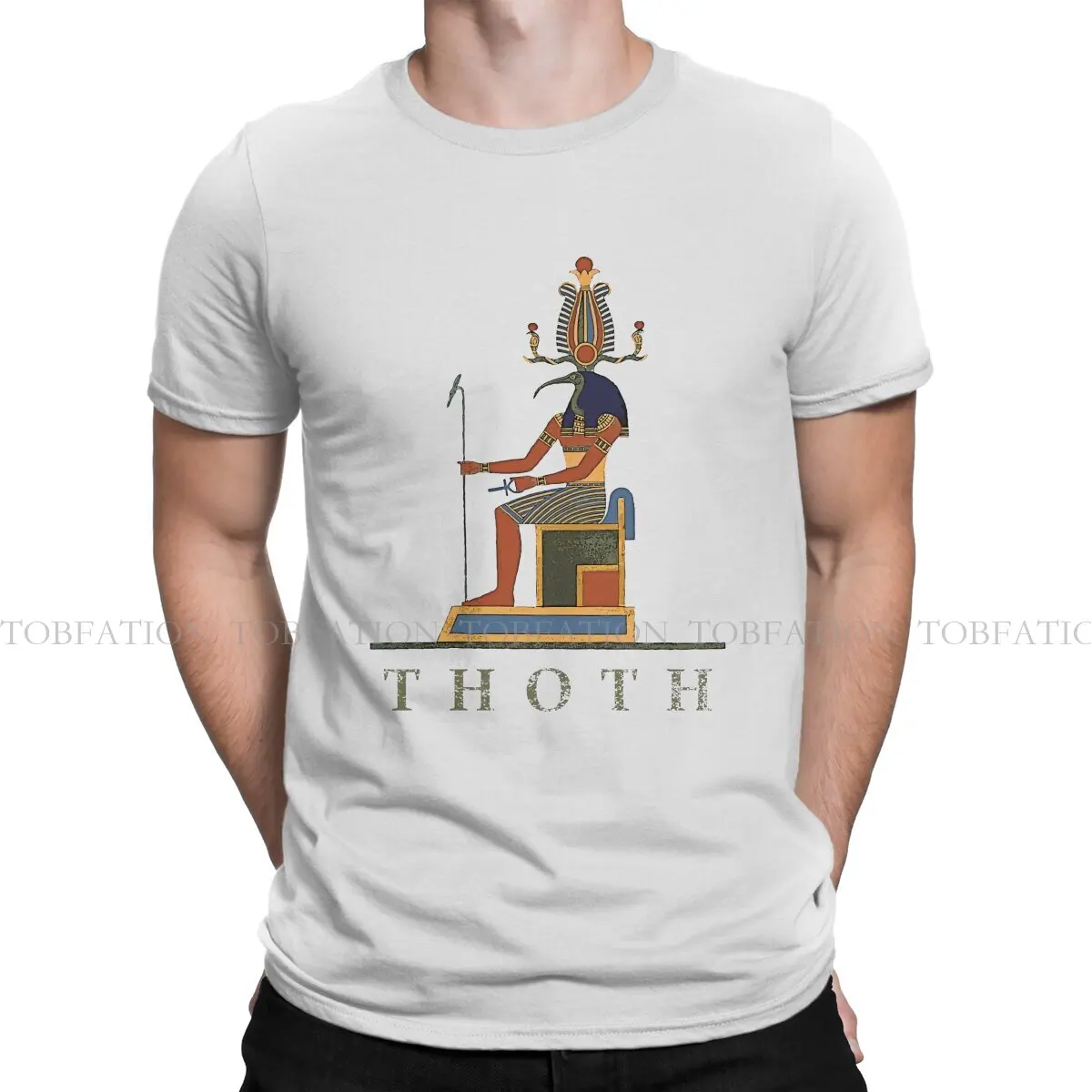 Thoth God of Wisdom and Magic Myth Kemet Mythology Ankh Classic Special TShirt Ancient Egypt Egyptian Comfortable Hip Hop Gift