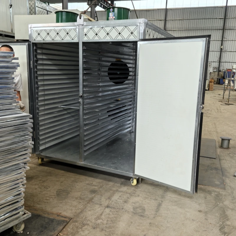 Energy Saving Industrial 144 Trays PLC Controlled Gear Drive High Capacity Shrimp Dehydrator Fruit Drying Machine Food Air Dryer