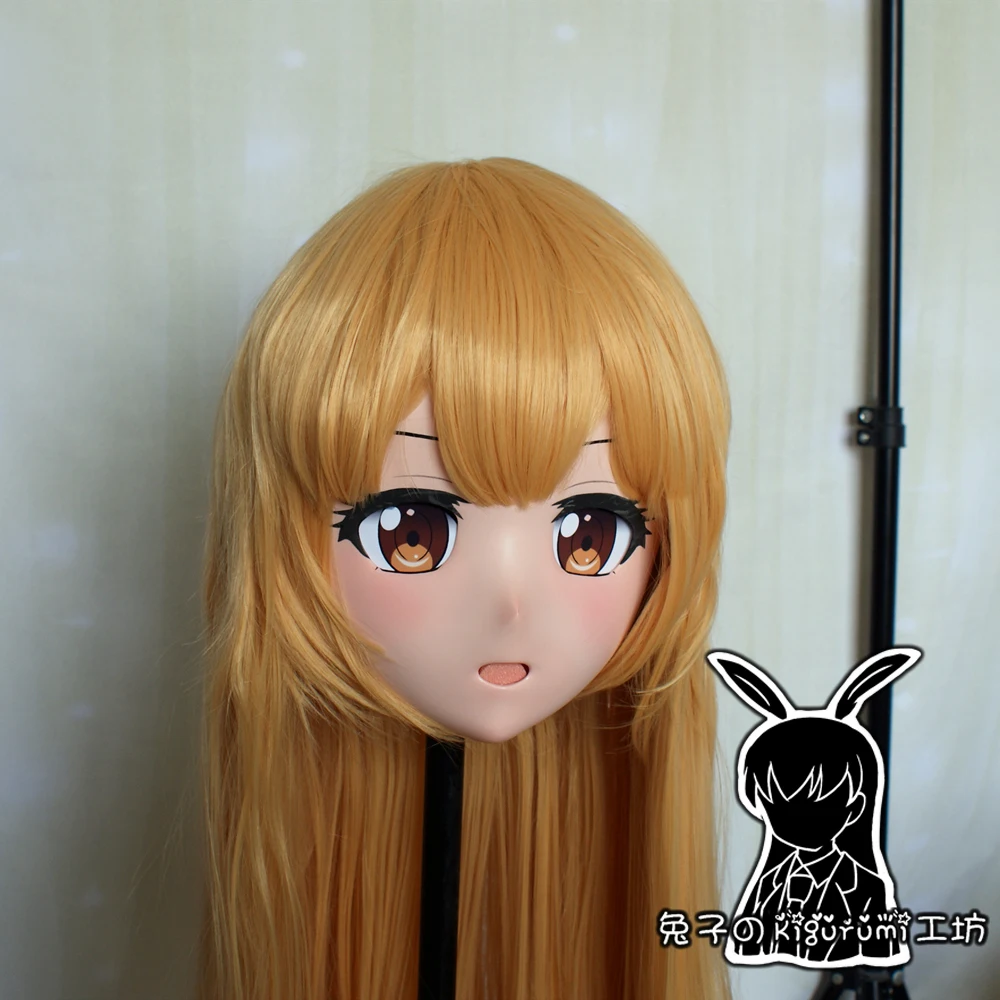 (RB6520) qualité fait à la main femme résine Cosplay rôle japonais Anime Kigurumi Crossdress poupée transgenre masque