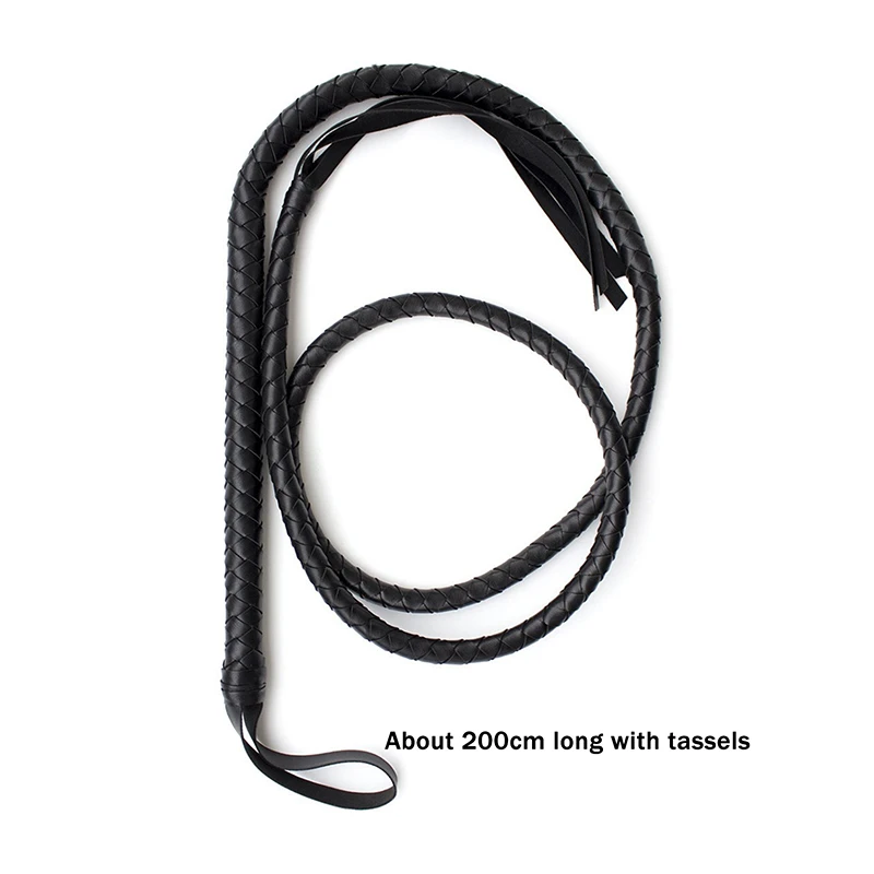 1.8m Adult Games Sexy Whip Bondage Sex Toys For Woman Cockring Flogger Paddle Spanking Bondage Restraints Stage Whips view 5